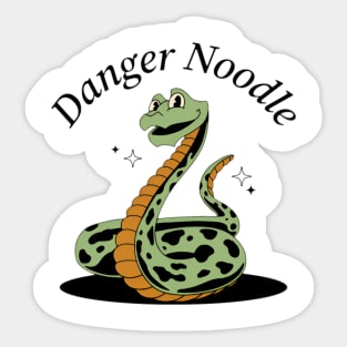 Danger Noodle Snake Sticker